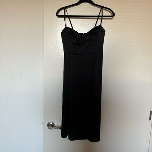 Wilfred bustier style midi dress with slit